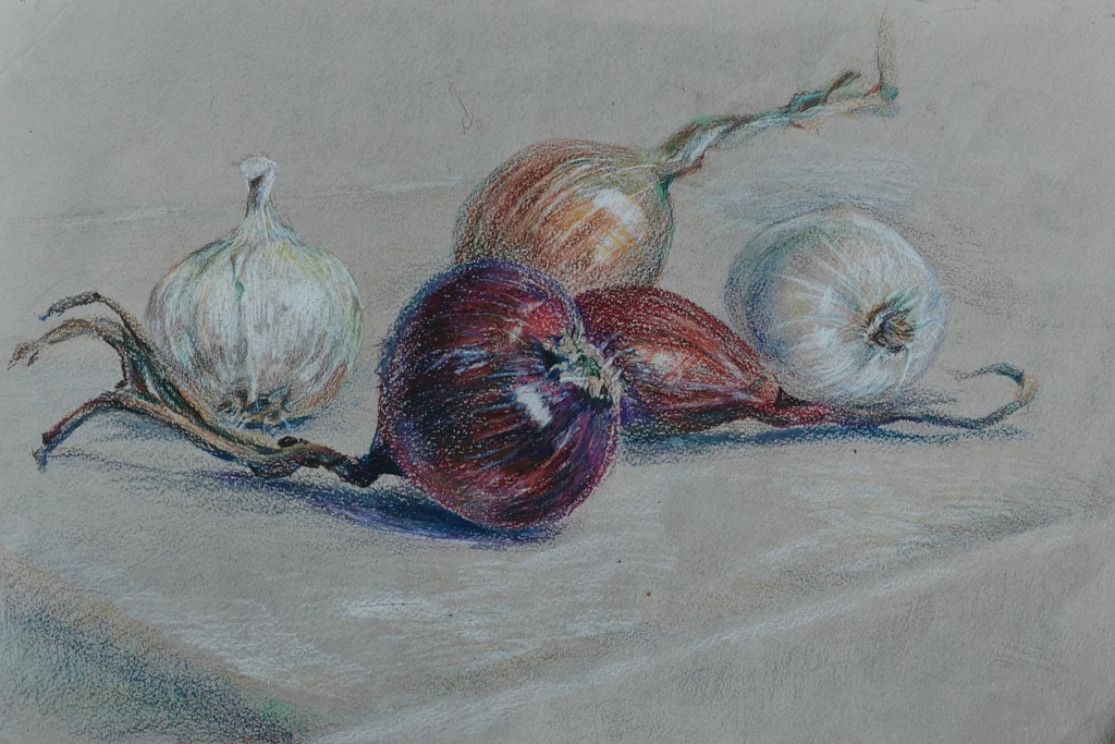 Мастер-класс «Натюрморт цветными карандашами»