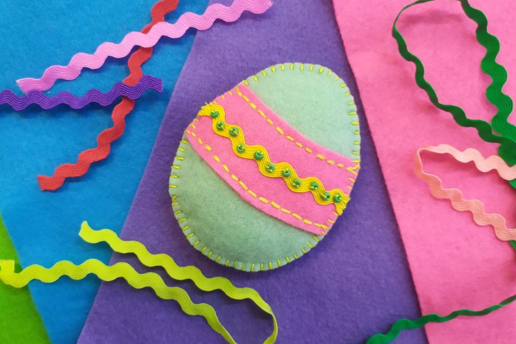 Мастер-класс «Пасхальное яйцо из фетра»