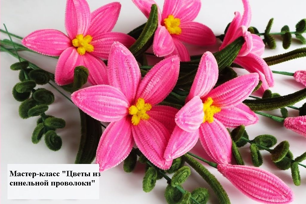 «Цветы из синельной проволоки»