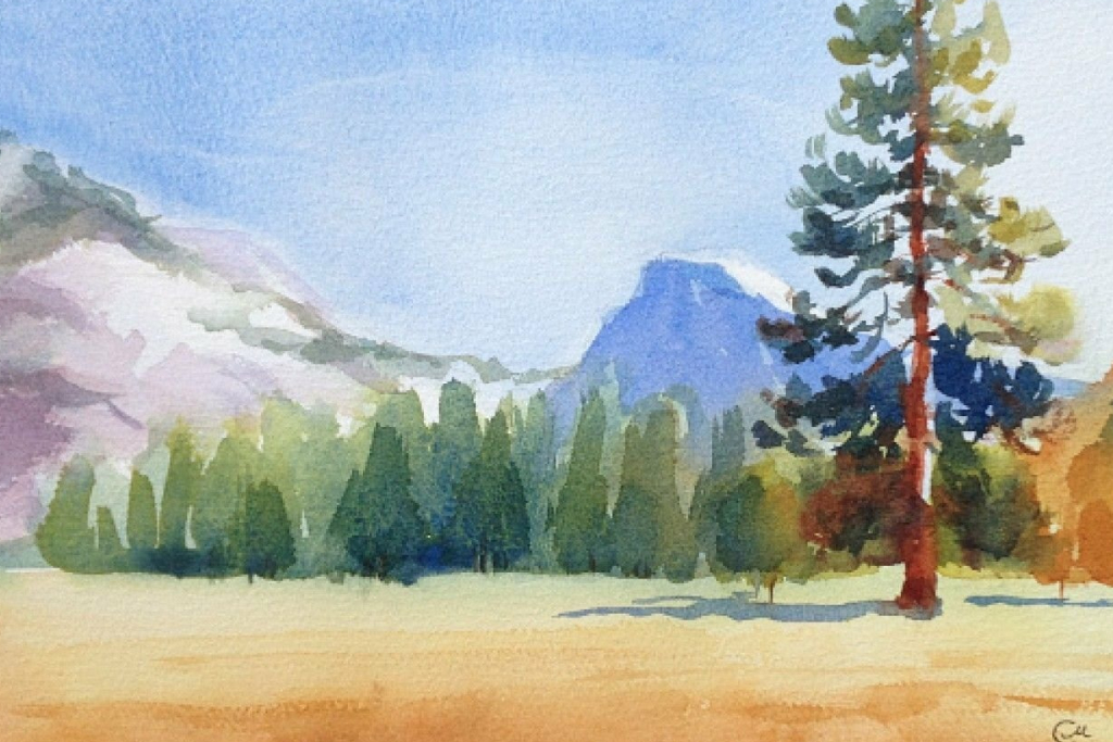 Мастер-класс «Рисование пейзажа акварелью»