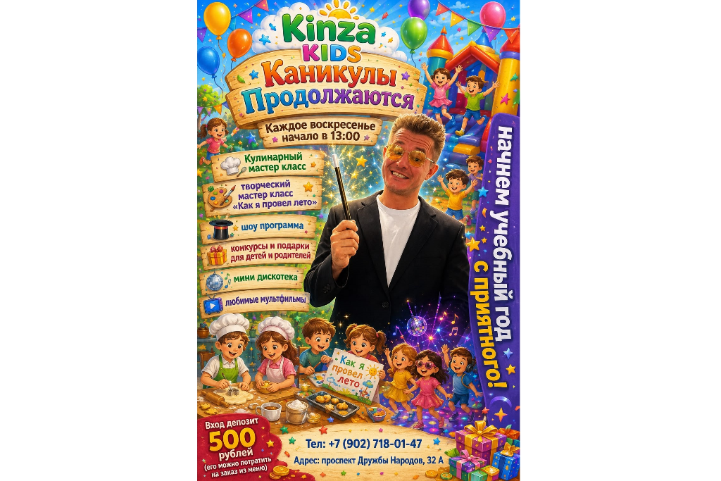Детский мастер-класс Кинза Кидс