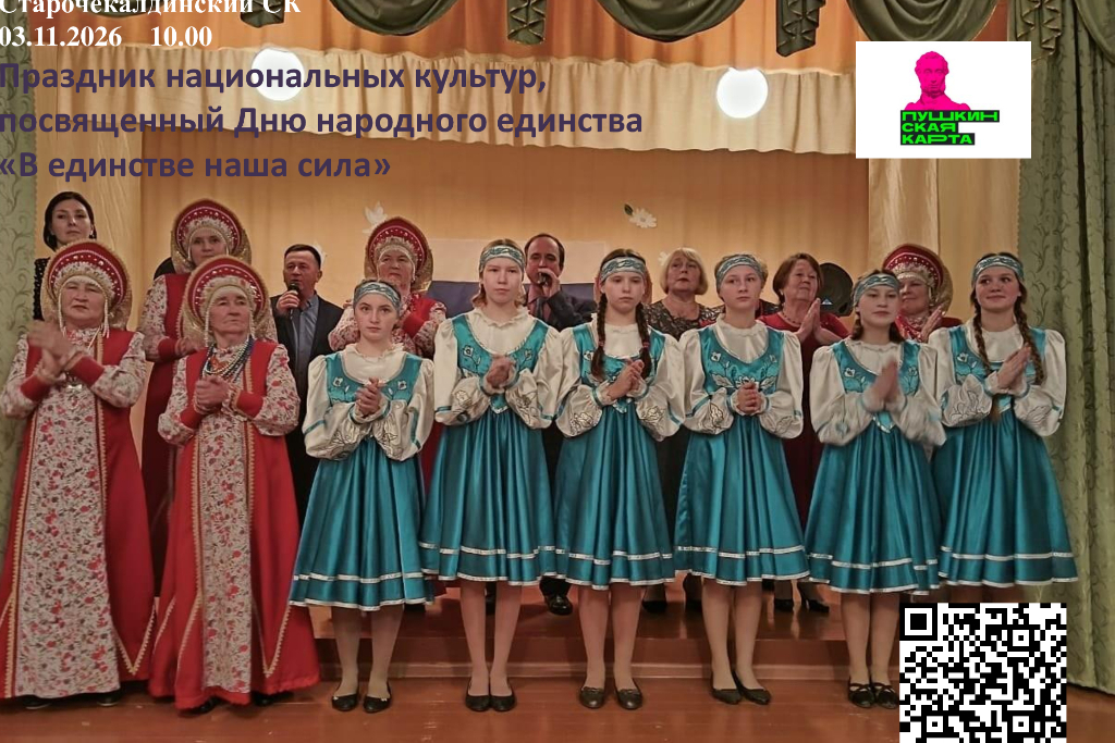 Праздник национальных культур, посвященный Дню народного единства «В единстве наша сила»