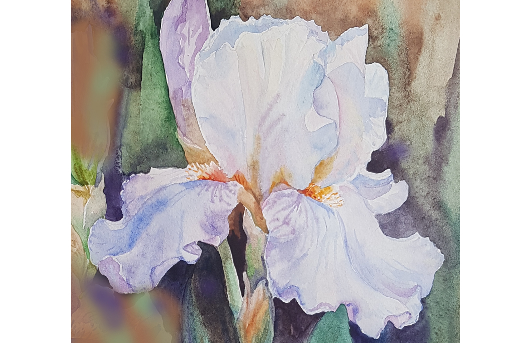 Мастер-класс «Утренняя мелодия. Ирис»