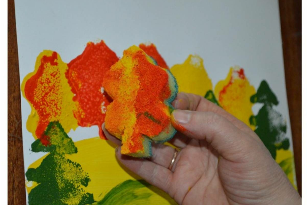 Мастер класс «Рисование-штамповка»