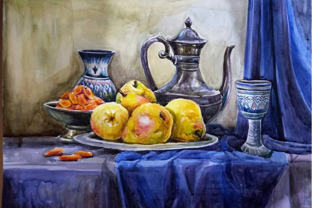 Мастер-класс "Натюрморт акварелью"