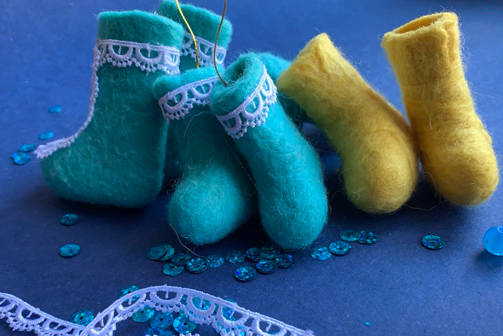 Мастер-класс «Сувенирные валенки»