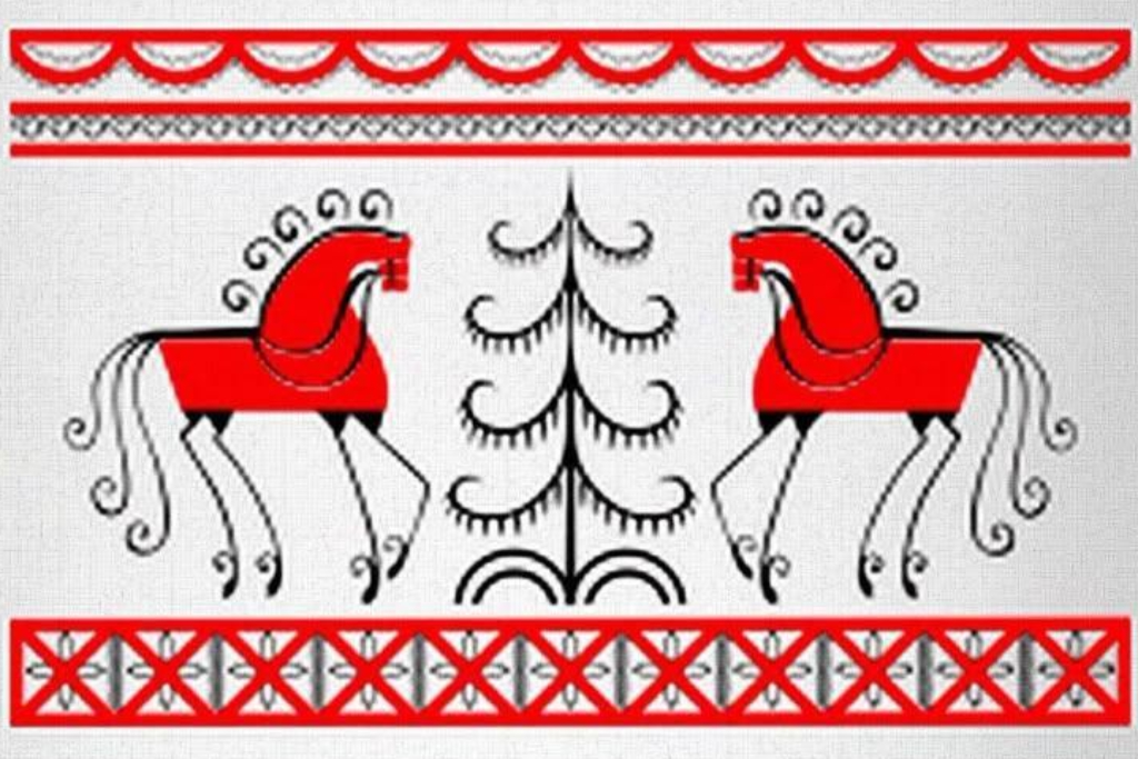 Мастер-класс «Подвес с мезенской росписью»