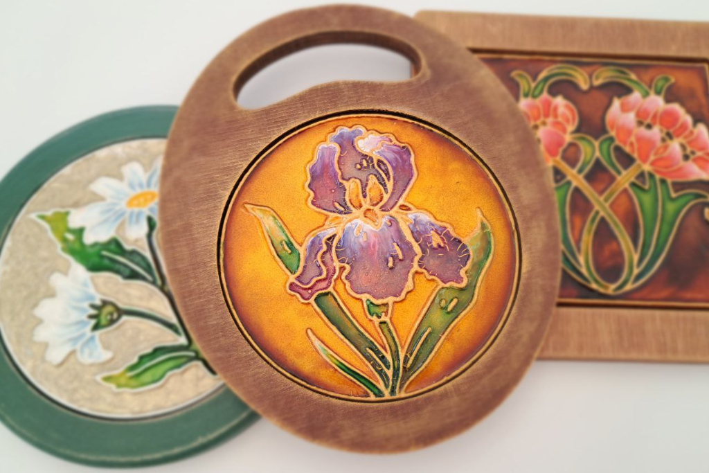 Мастер-класс "Роспись плитки с имитацией витража"