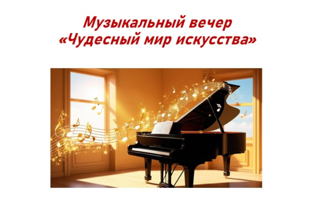 Музыкальный вечер «Чудесный мир искусства»
