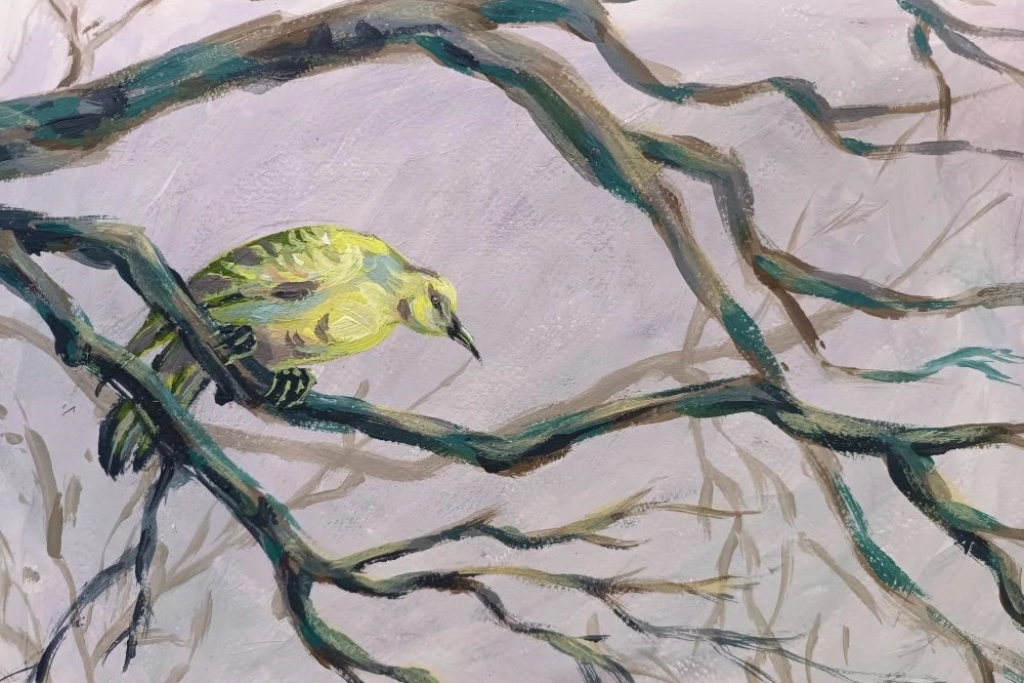 Мастер-класс «Иволга в ветвях деревьев»