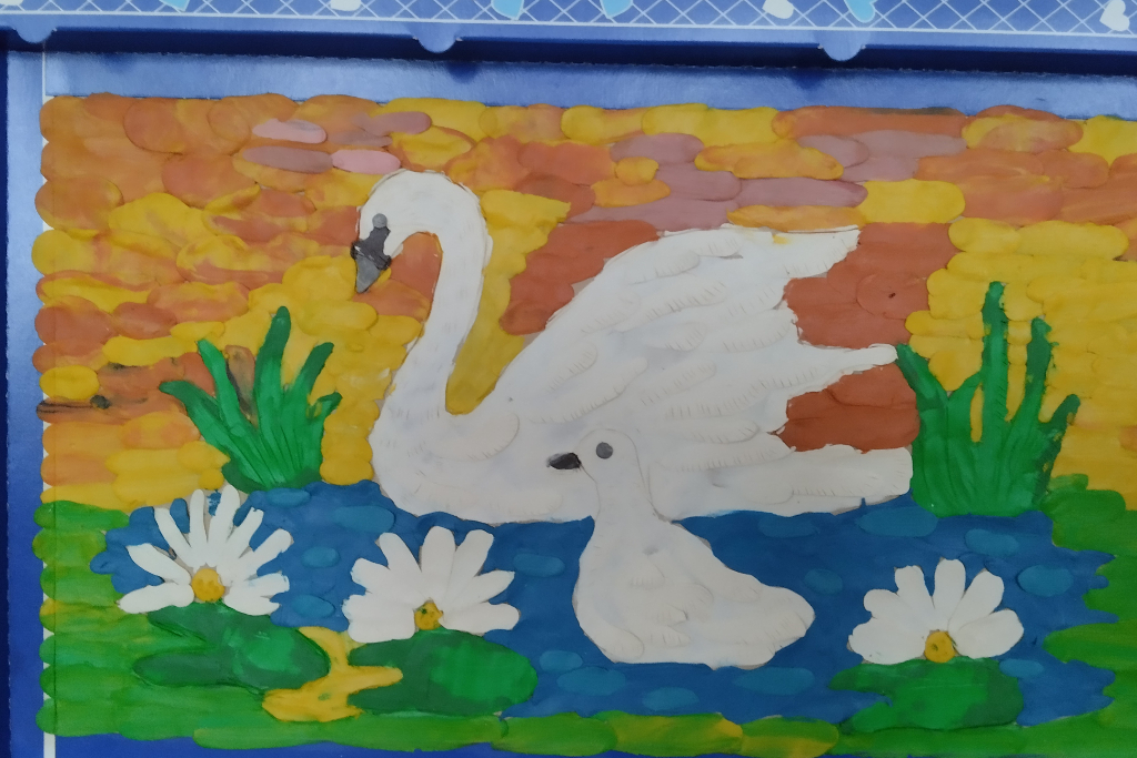 Аппликация из пластилина