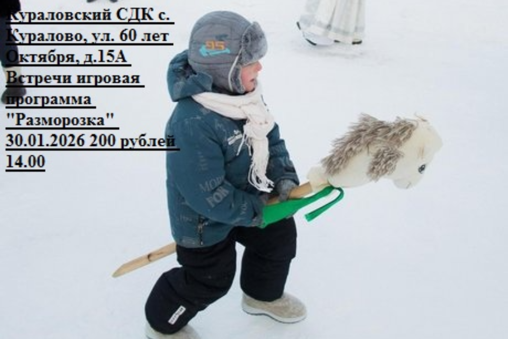 Игровая программа «Разморозка»