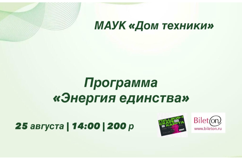 Программа «Энергия единства»