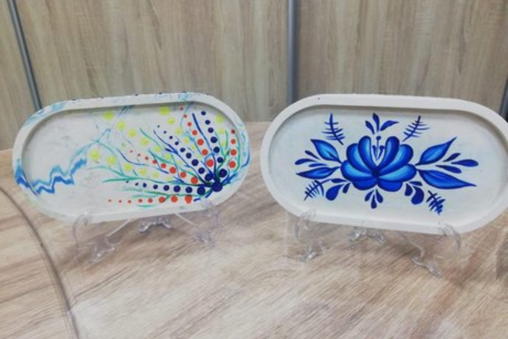 Мастер-класс «Декоративная роспись гипсовых фигур»