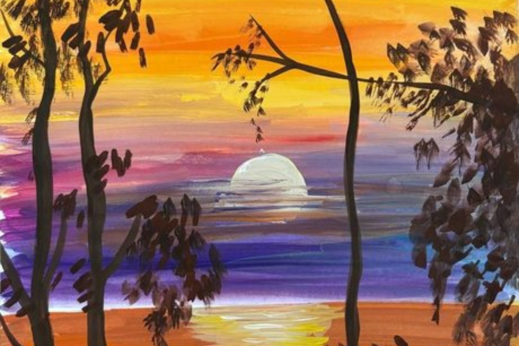 Мастер-класс "Закат"