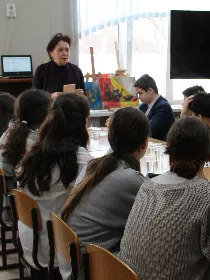 «Кулон с росписью на камне»