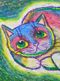 Мастер-класс «Разноцветный котик»