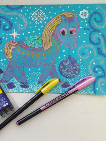 Мастер-класс «Открытка – символ года»