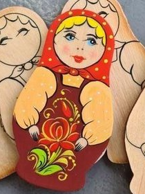 Мастер-класс «Роспись матрешки»