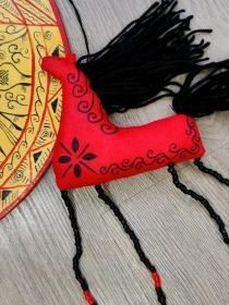 Мастер-класс «Лошадка из фетра в стиле мезенской росписи»