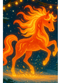 Новогоднее представление «Волшебный конь Ялкын»