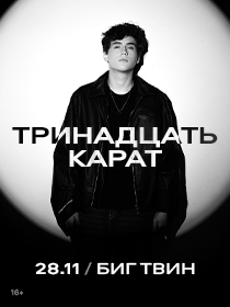 ТРИНАДЦАТЬ КАРАТ | КАЗАНЬ | 28 НОЯБРЯ | БИГ ТВИН