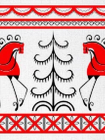 Мастер-класс «Подвес с мезенской росписью»