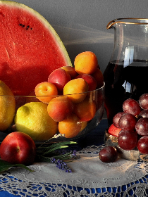 Мастер-класс по рисованию 'Натюрморт с фруктами'