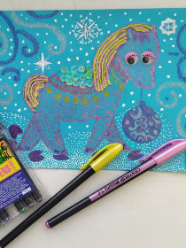 Мастер-класс «Открытка – символ года»