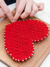 Мастер-класс по созданию декоративного панно в стиле стринг-арт