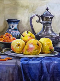 Мастер-класс 'Натюрморт акварелью'