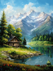 Мастер-класс «Создаем живописный пейзаж»