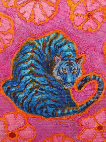 Мастер-класс «Тигр и цветы»